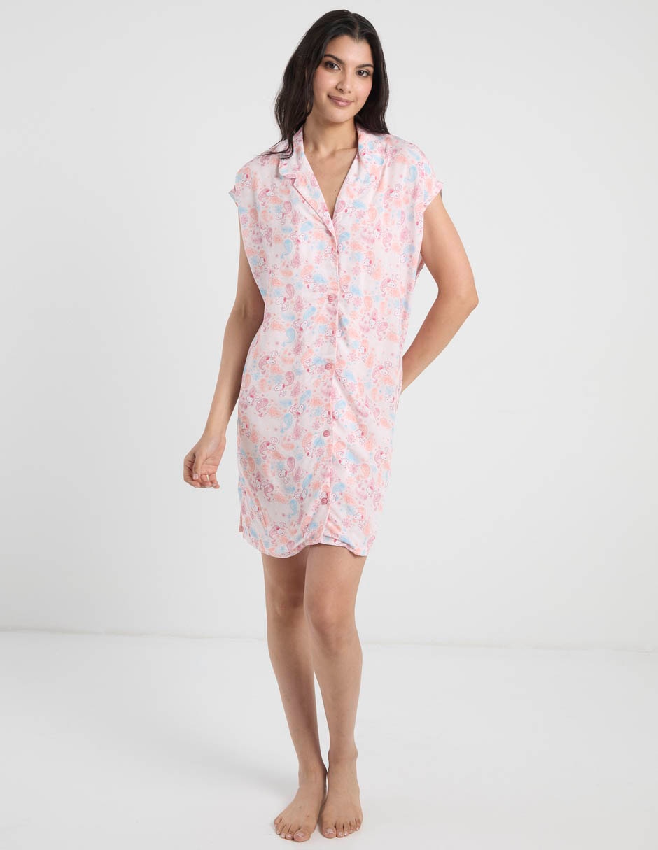 Camisón estampado logo 2