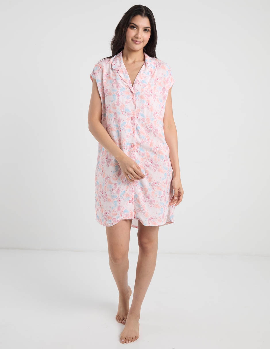 Camisón estampado logo 3