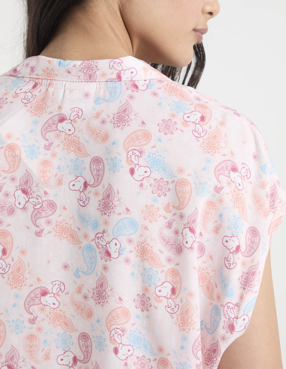 Camisón estampado logo 5