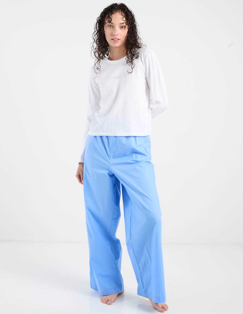 Conjunto pijama Cotton Poplin para mujer