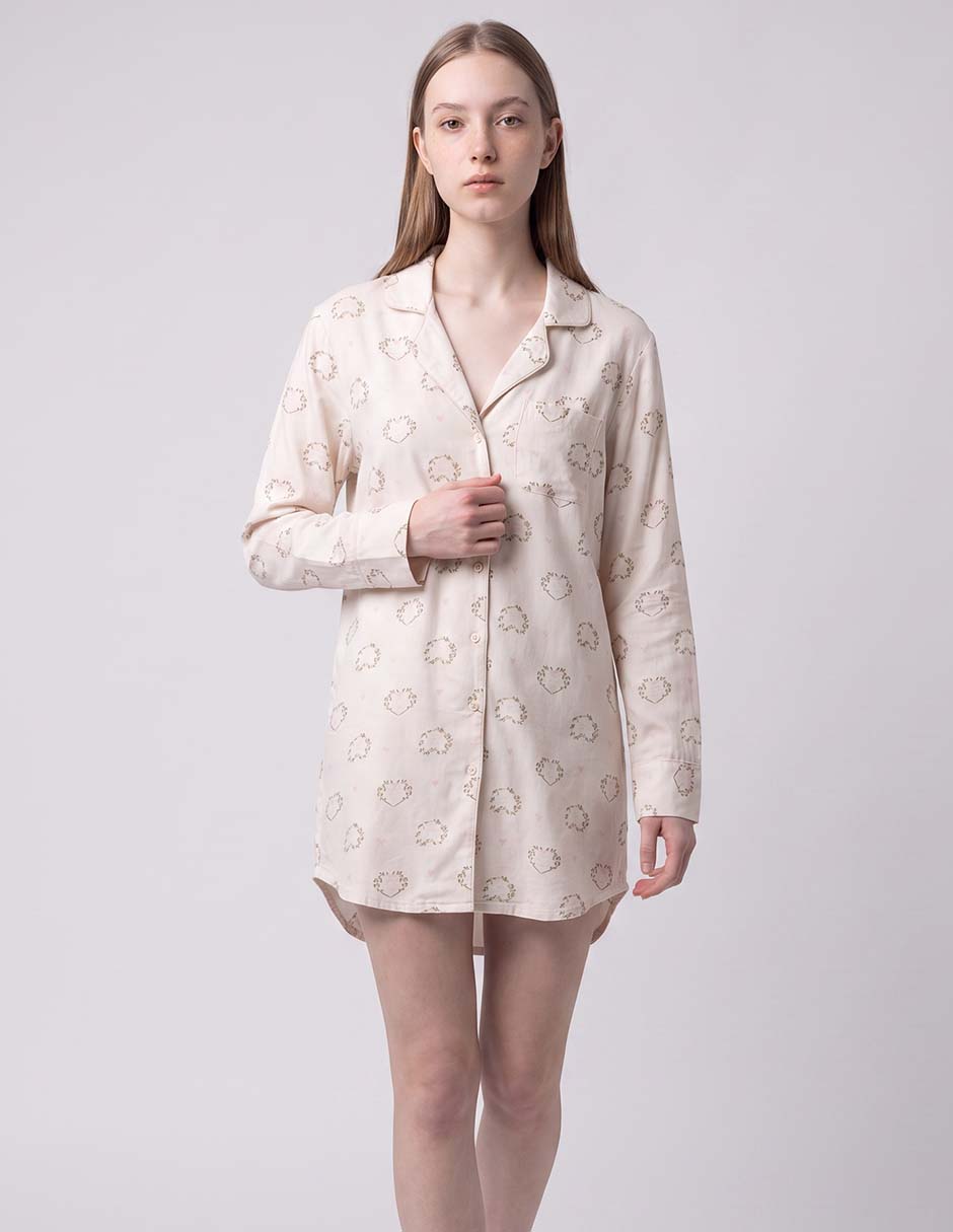 Camisón estampado diferentes diseños de algodón