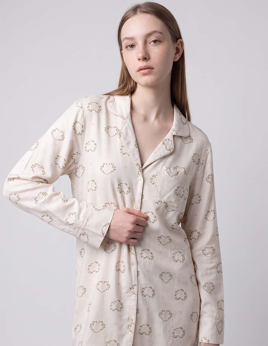 Camisón estampado diferentes diseños de algodón 2