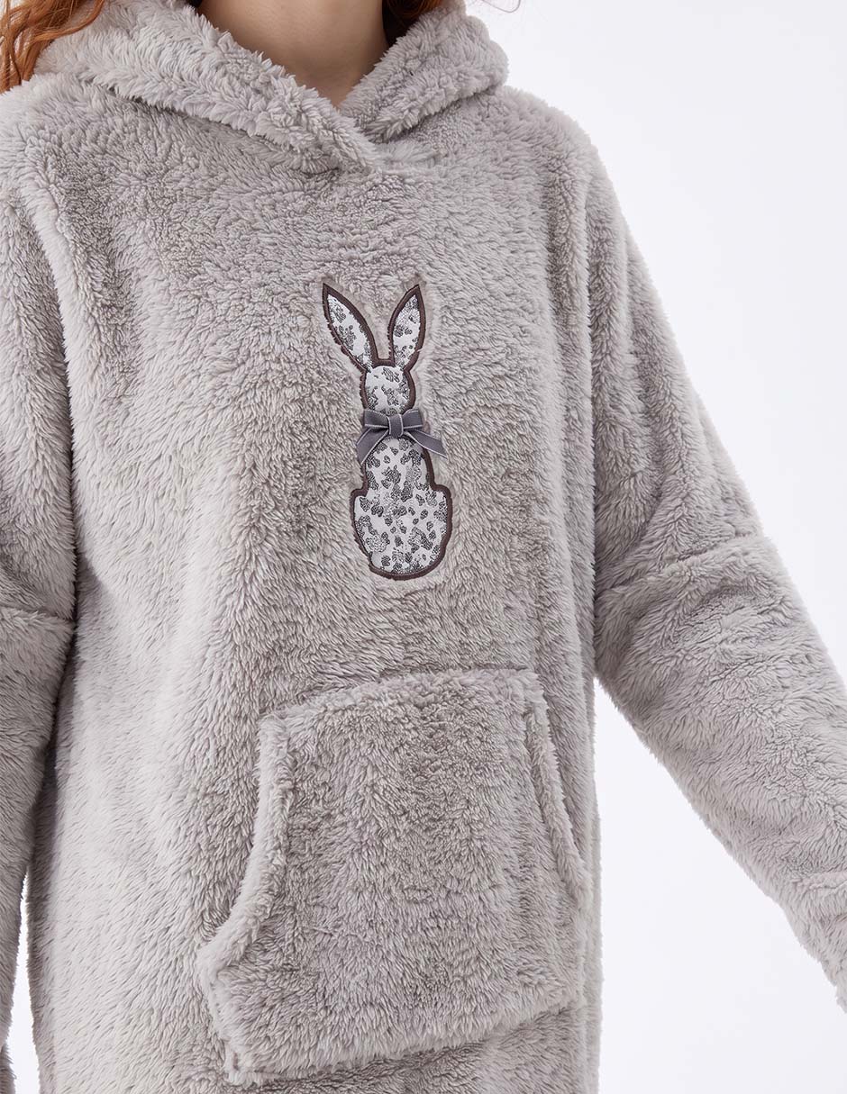 Sudadera con bolsillos para mujer 5