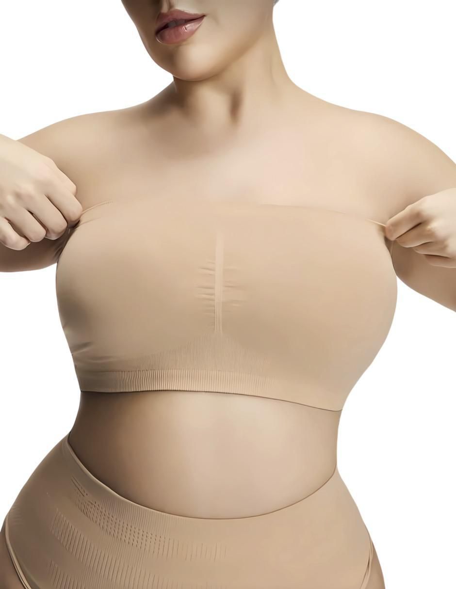 Brassiere strapless seamless para mujer 1