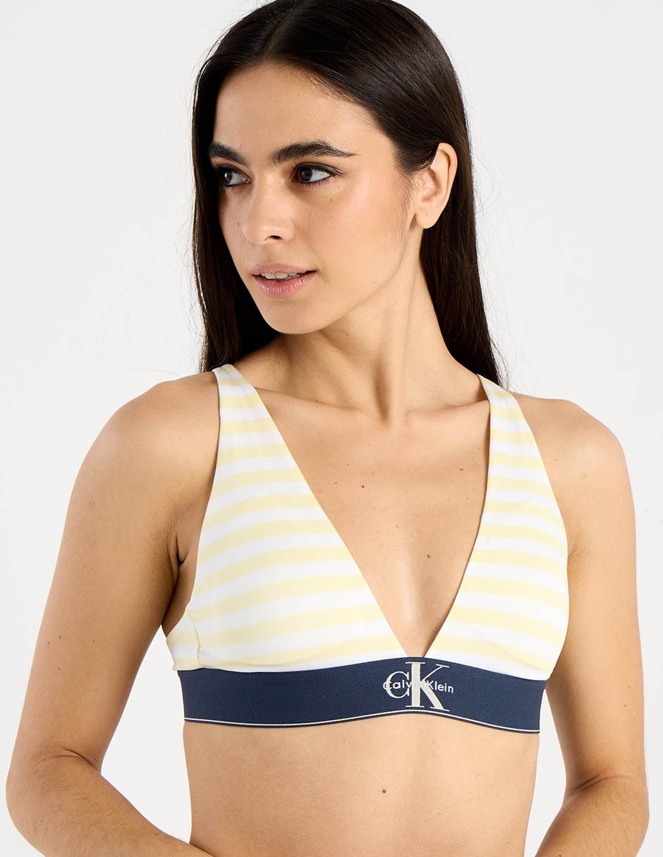 Brassiere/Set Brassiere Triangle Calvin Klein Copa Sin Copa Para Mujer