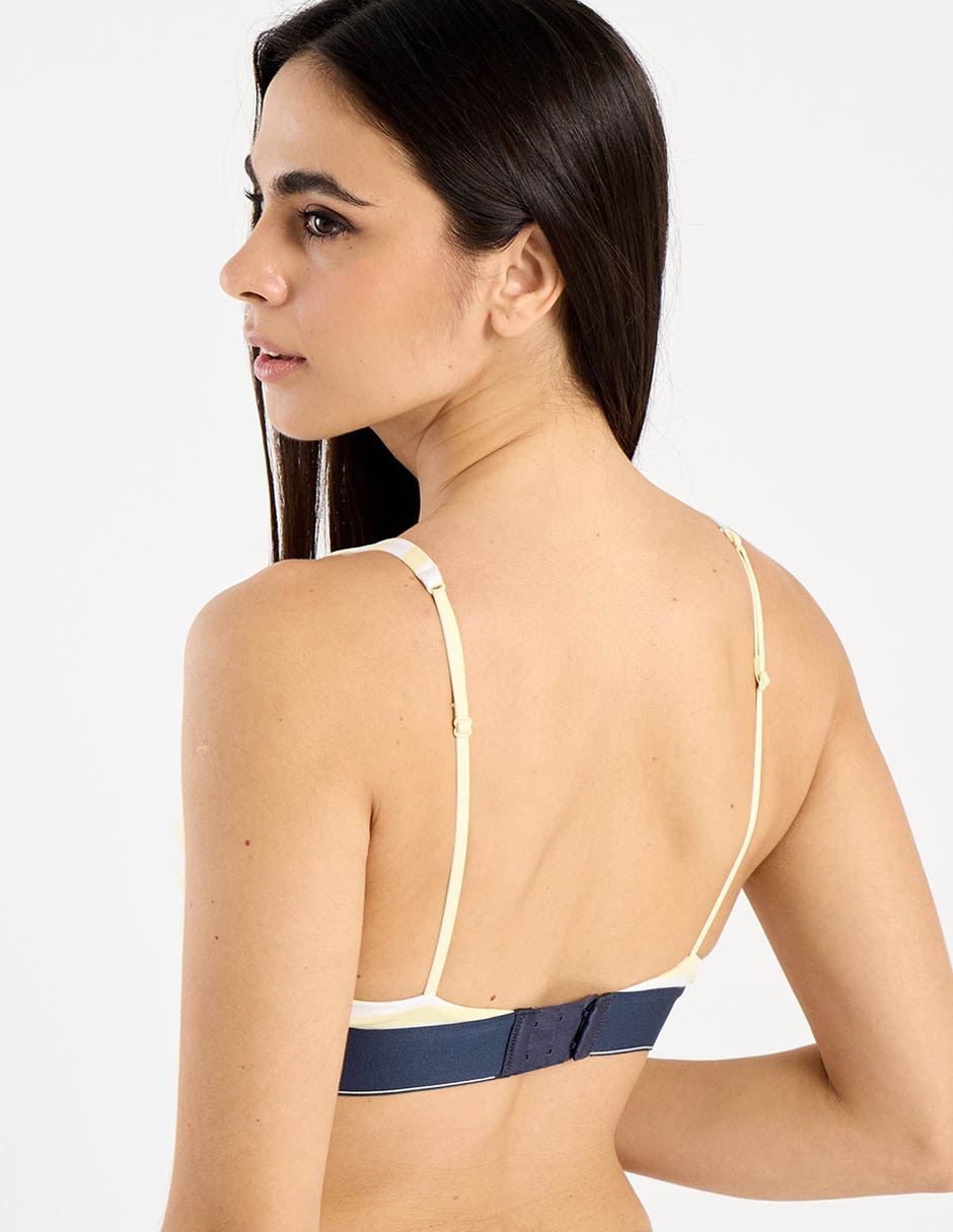 Brassiere/Set Brassiere Triangle Calvin Klein Copa Sin Copa Para Mujer 3