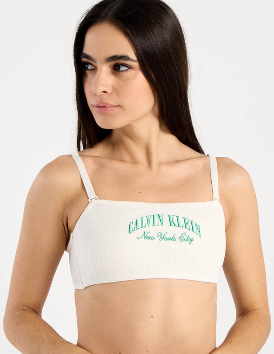 Brassiere/Set Brassiere Bralette Calvin Klein Copa Sin Copa Para Mujer