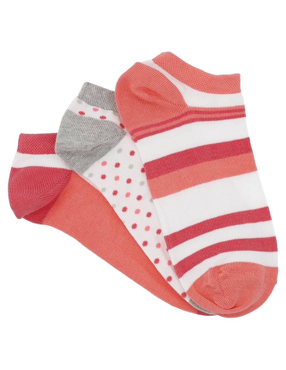 Set de tín Punto Blanco de algodón para mujer 3 pares