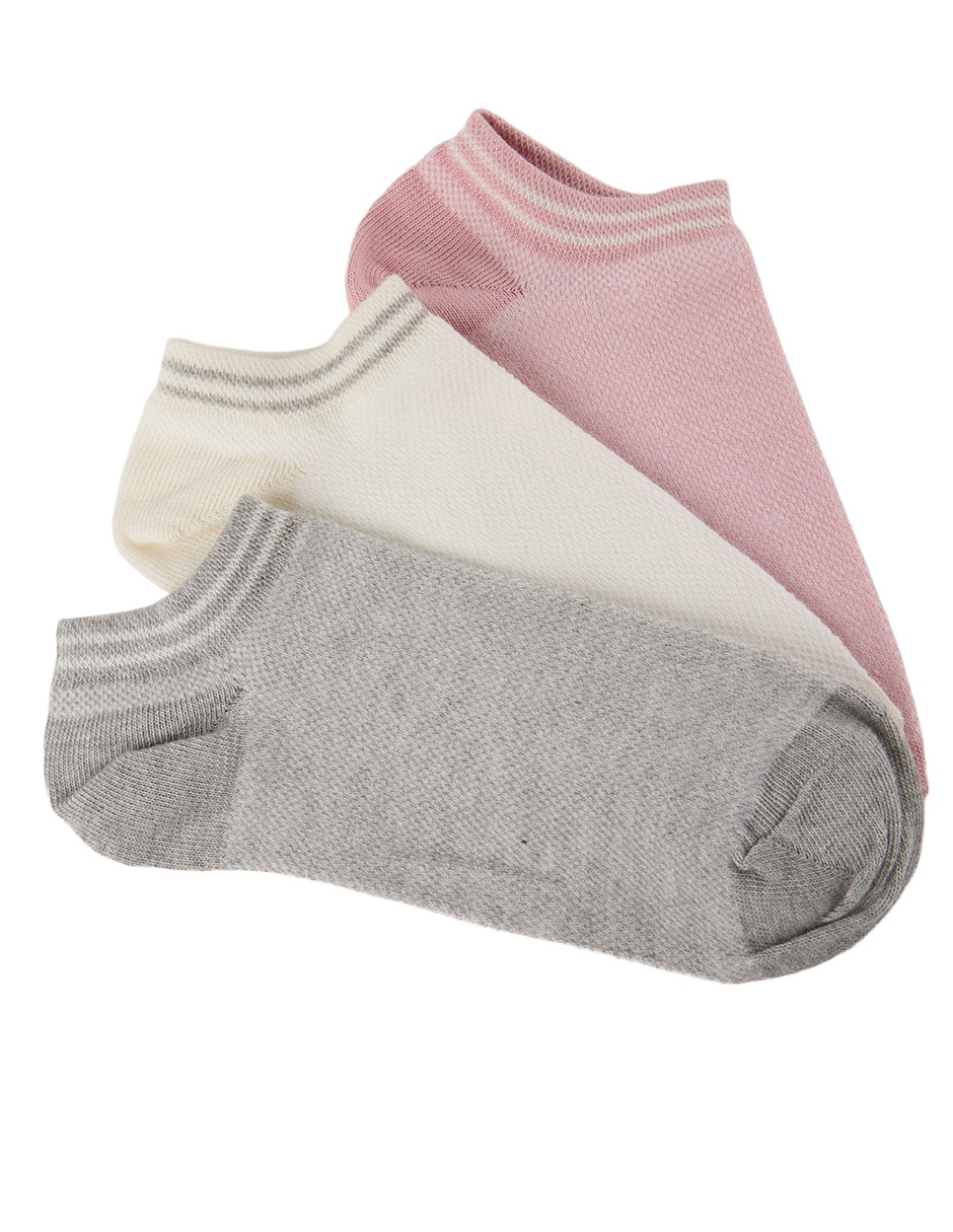 Set de tín de algodón para mujer 3 pares 1