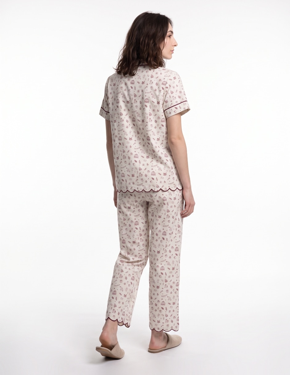 Conjunto pijama Now &Then para mujer 2