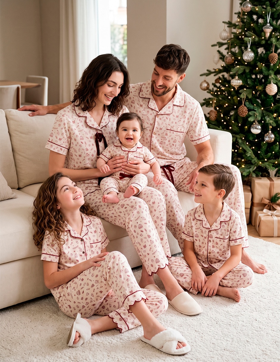 Conjunto pijama Now &Then para mujer 5