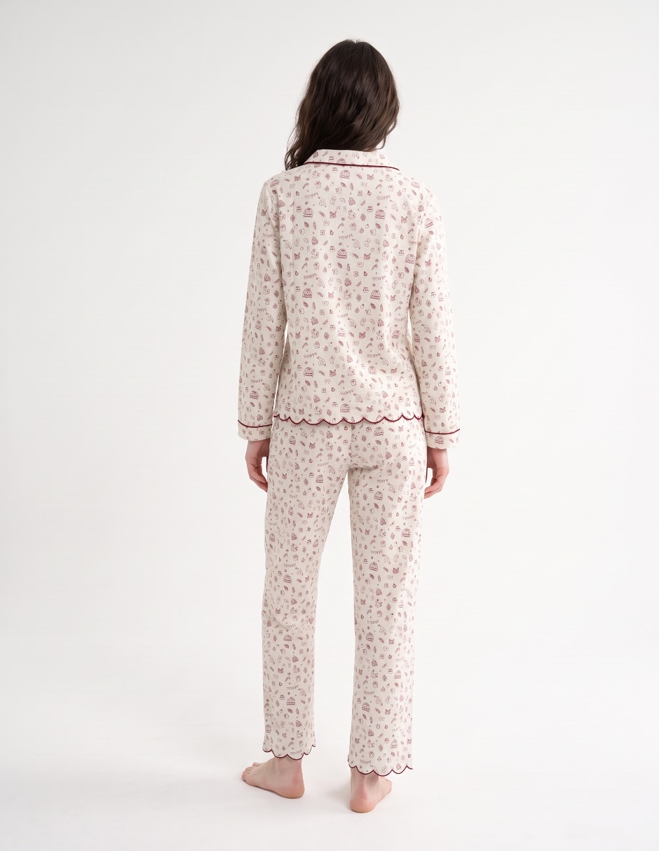 Conjunto pijama Now & Then para mujer 3