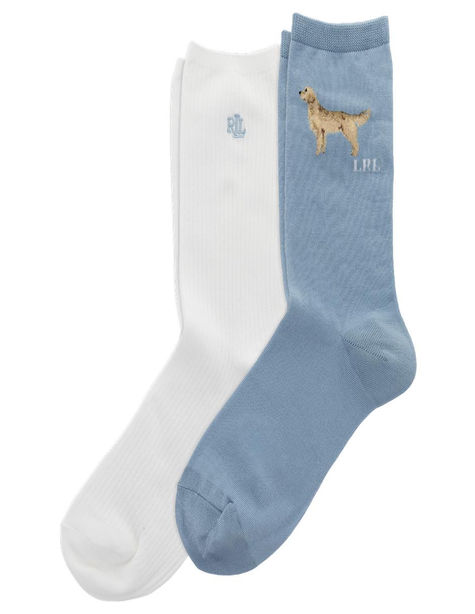 Set de calcetín Polo de algodón para mujer 2 pares