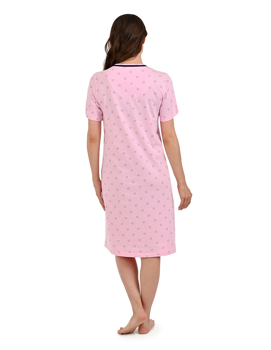 Camisón estampado floral de algodón 9