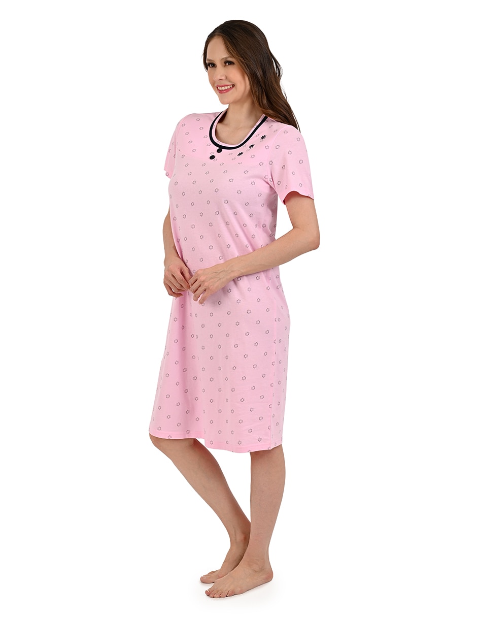 Camisón estampado floral de algodón 11