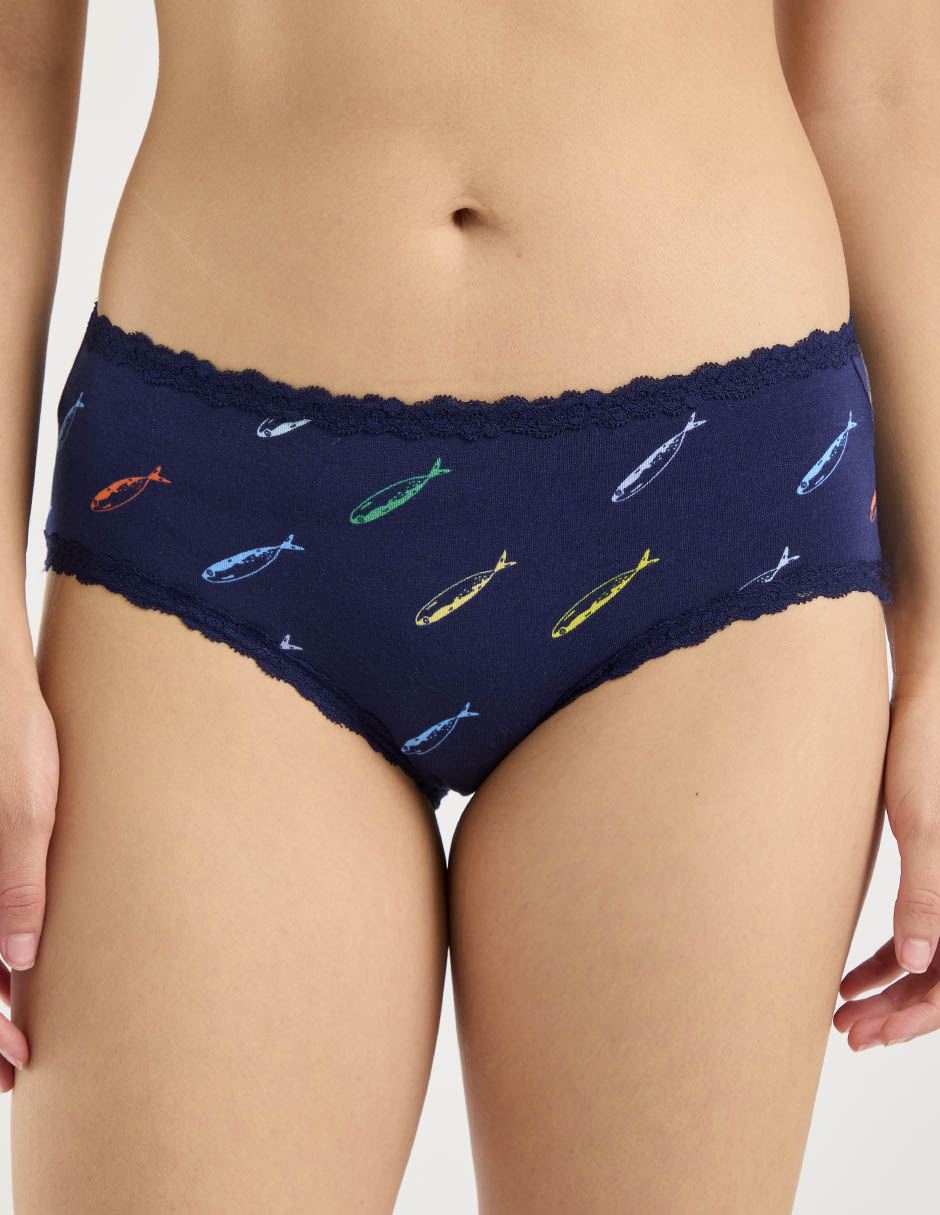 Hipster de algodón para mujer