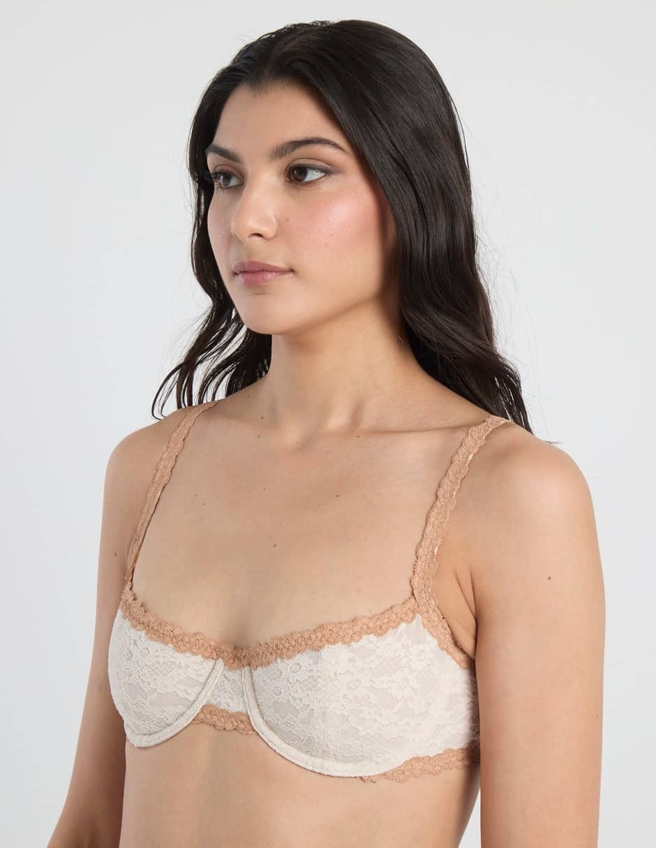 Brassiere balconette con copa para mujer Brassiere balconette con copa para mujer
