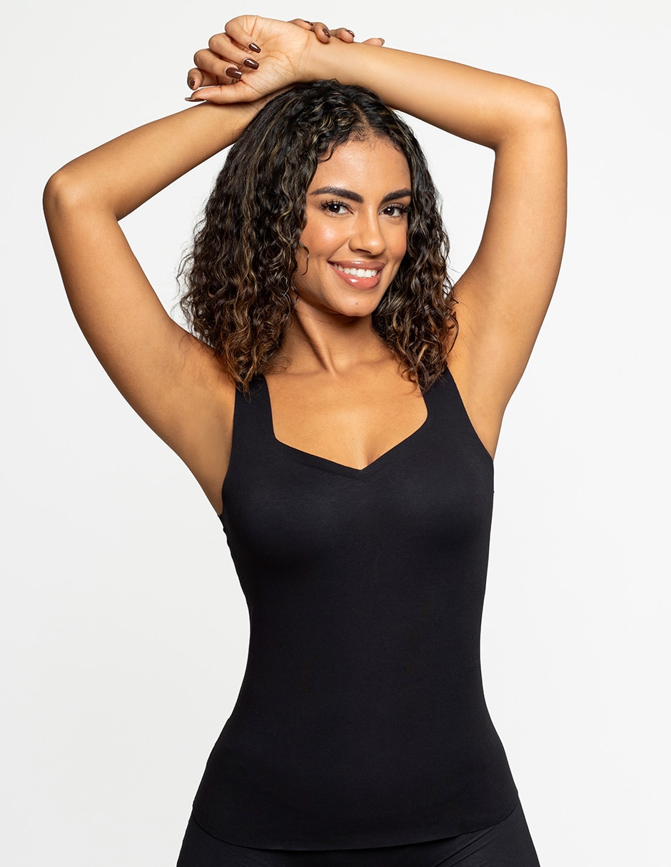 Camiseta tipo faja con compresión media para mujer Camiseta tipo faja con compresión media para mujer