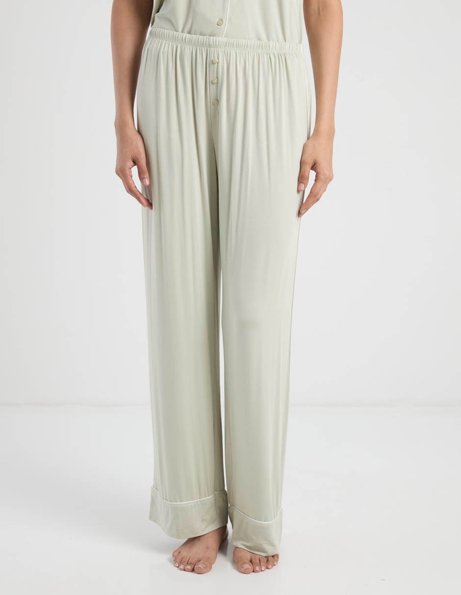 Pantalón Pijama De Viscosa Para Mujer Pantalón Pijama De Viscosa Para Mujer