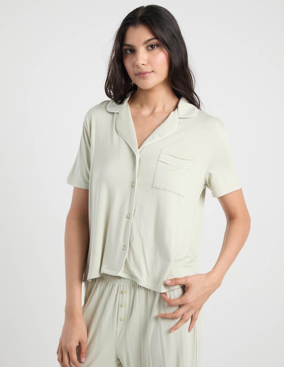 Playera Pijama Estampado Para Mujer Playera Pijama Estampado Para Mujer