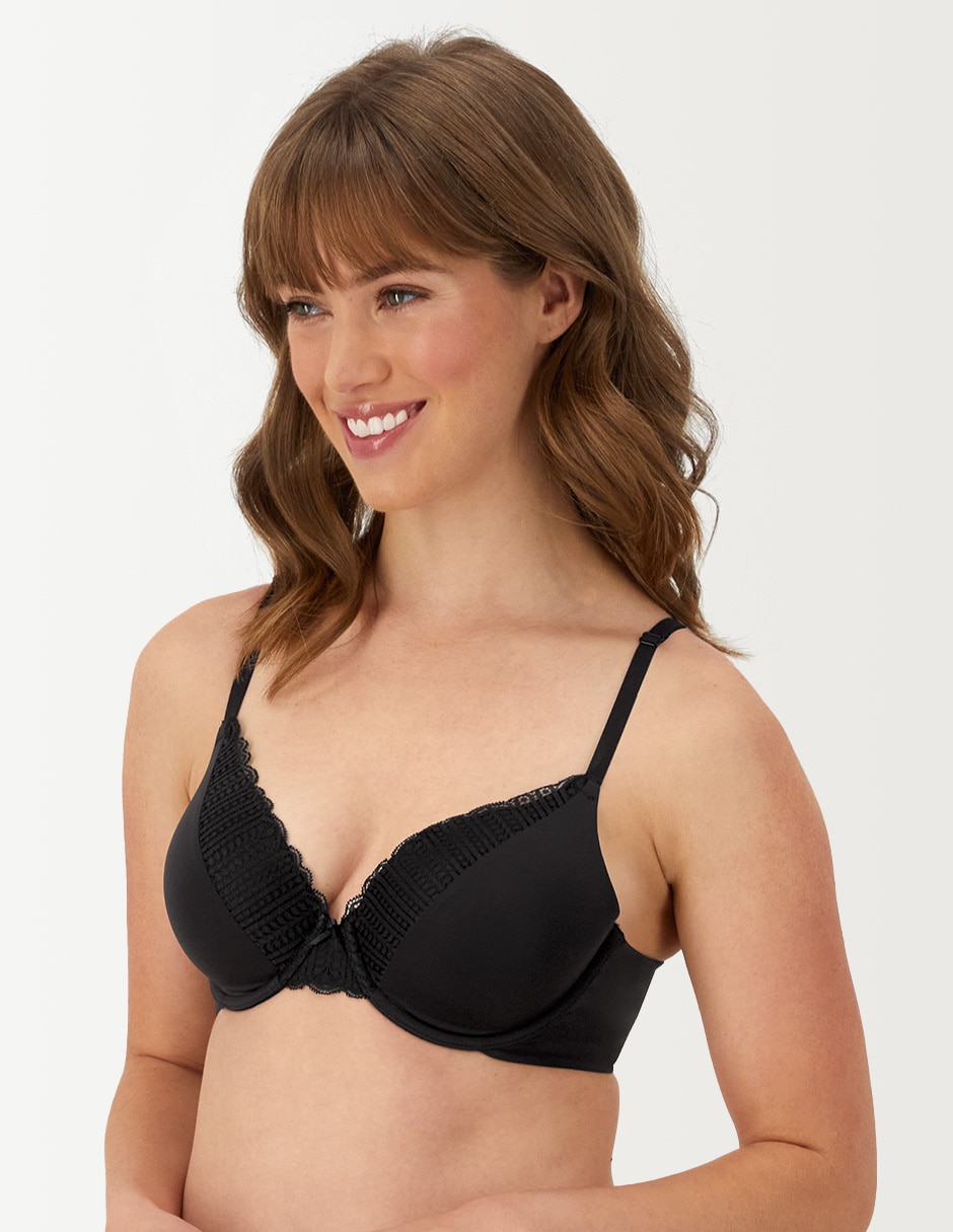 T-shirt bra con copa para mujer 6