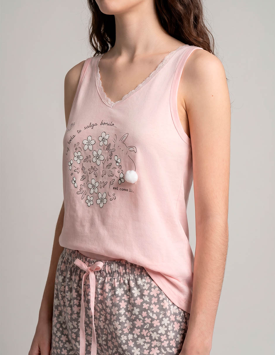 Conjunto Pijama Mango Y Merengue Coleccion Para Mujer 3