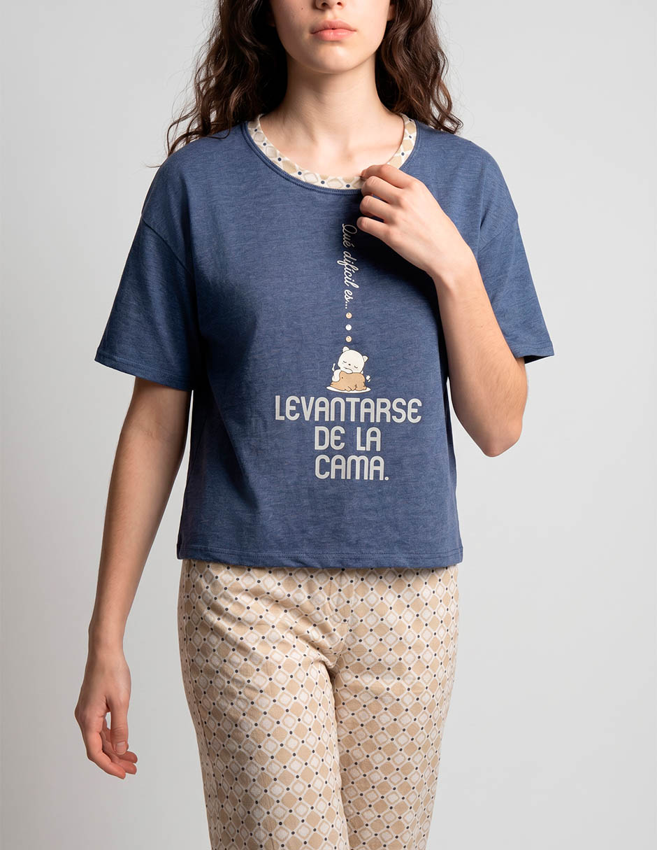 Conjunto Pijama Mango Y Merengue Coleccion Para Mujer 3