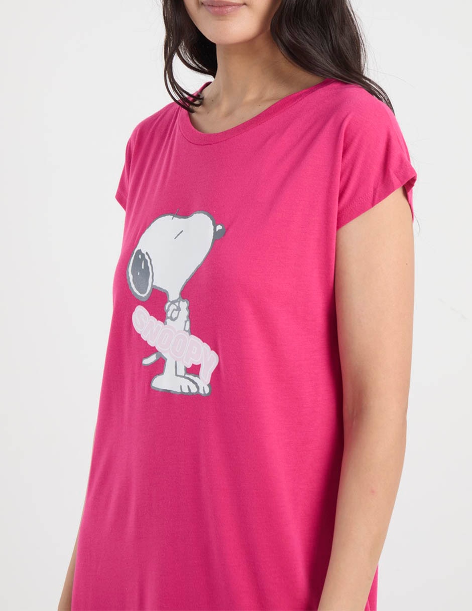 Camisón licencias "estampado" logo "de" poliéster
