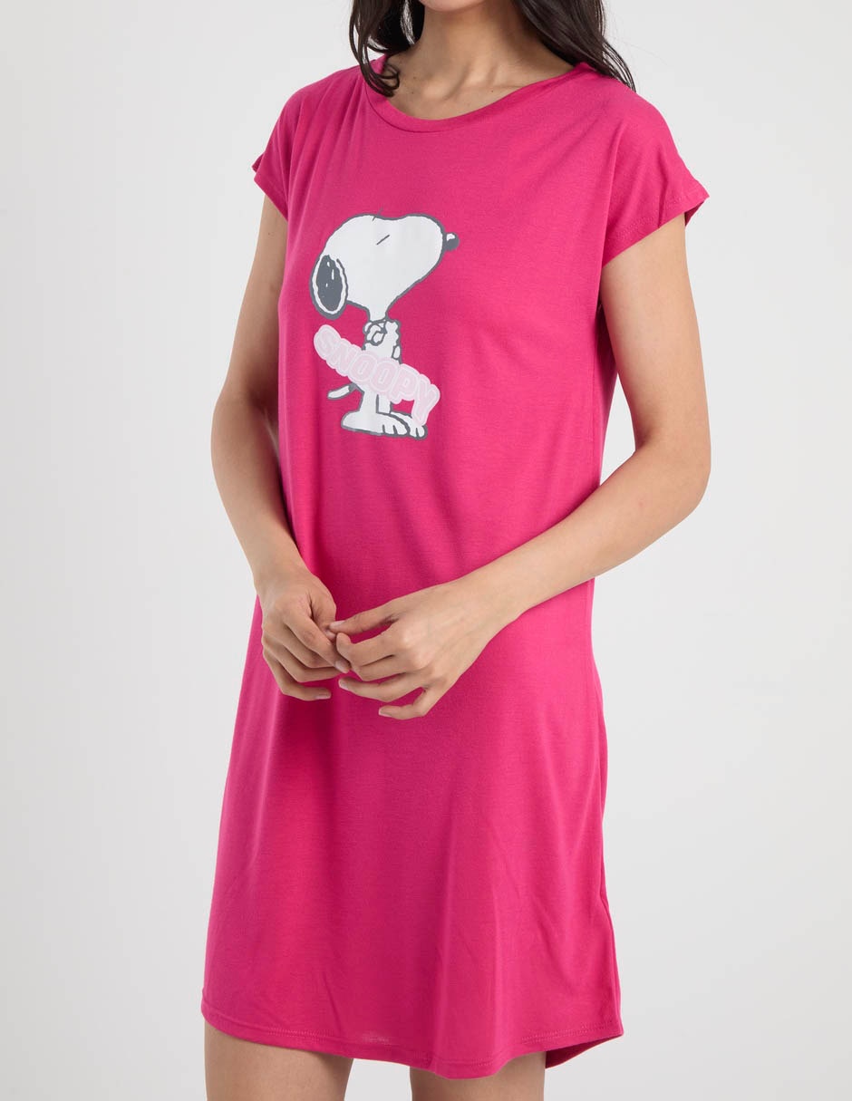 Camisón licencias "estampado" logo "de" poliéster