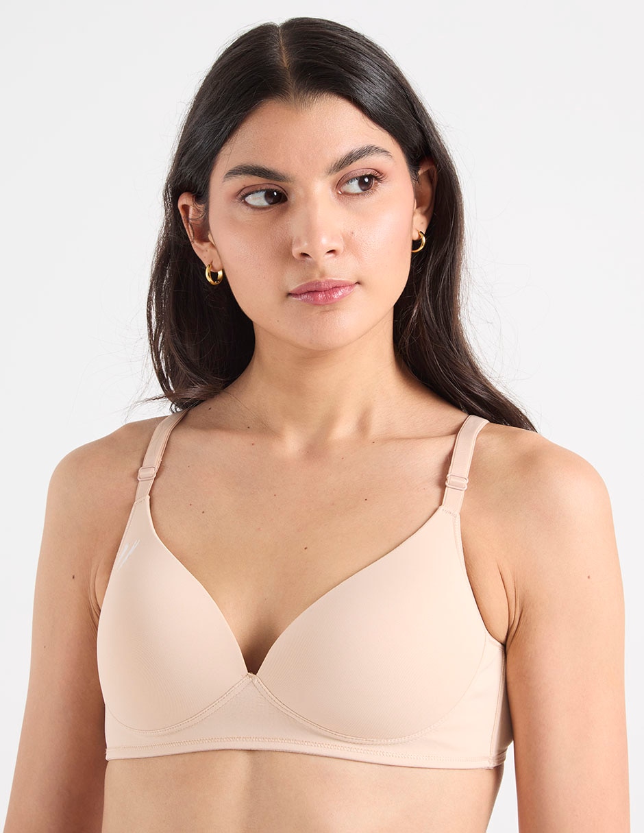 T-shirt bra con copa para mujer 4