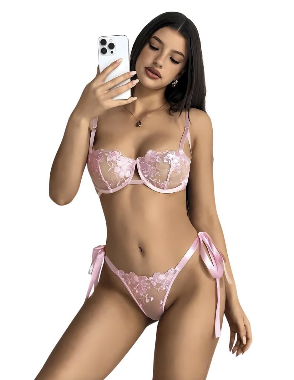 Conjunto lencería de algodón 4