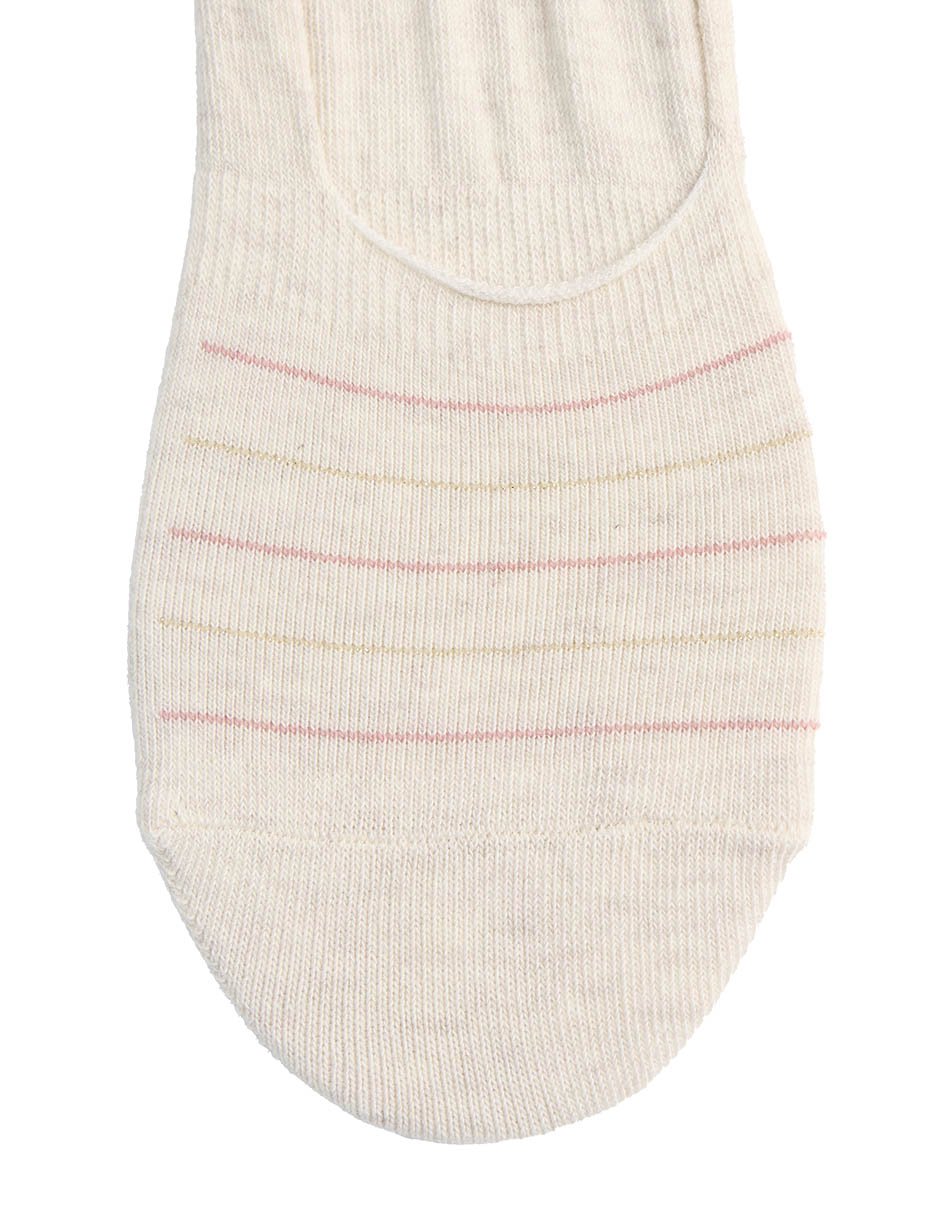 Set protector de pie invisible de algodón para mujer 3 pares 2