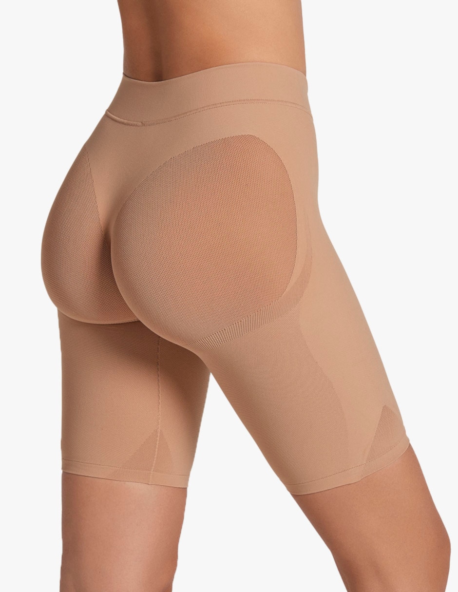 Faja tipo short leonisa con compresión baja para mujer