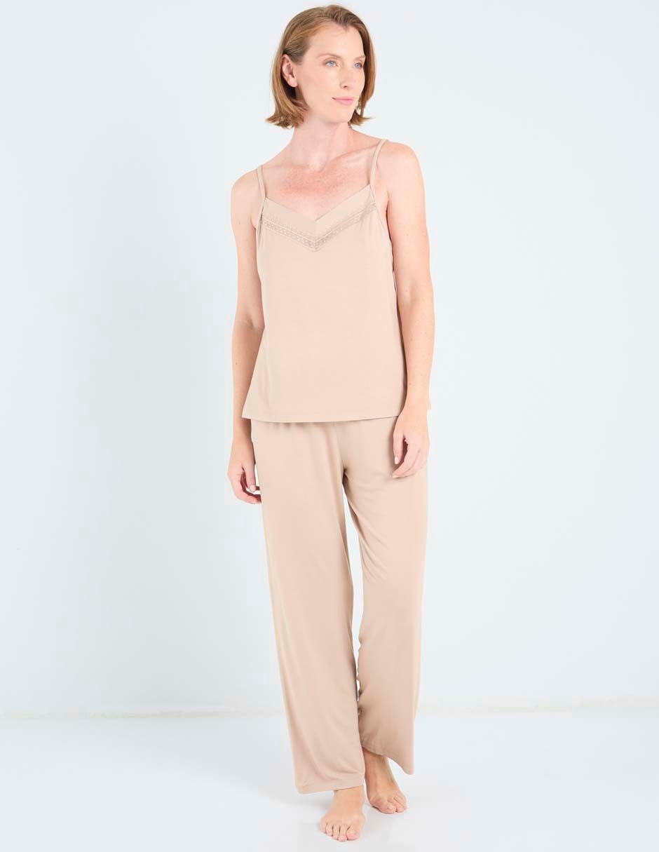 Camisón estampado de poliéster y elastano Camisón estampado de poliéster y elastano