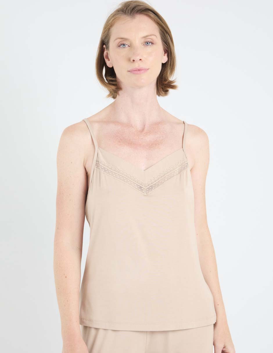 Camisón estampado de poliéster y elastano 3