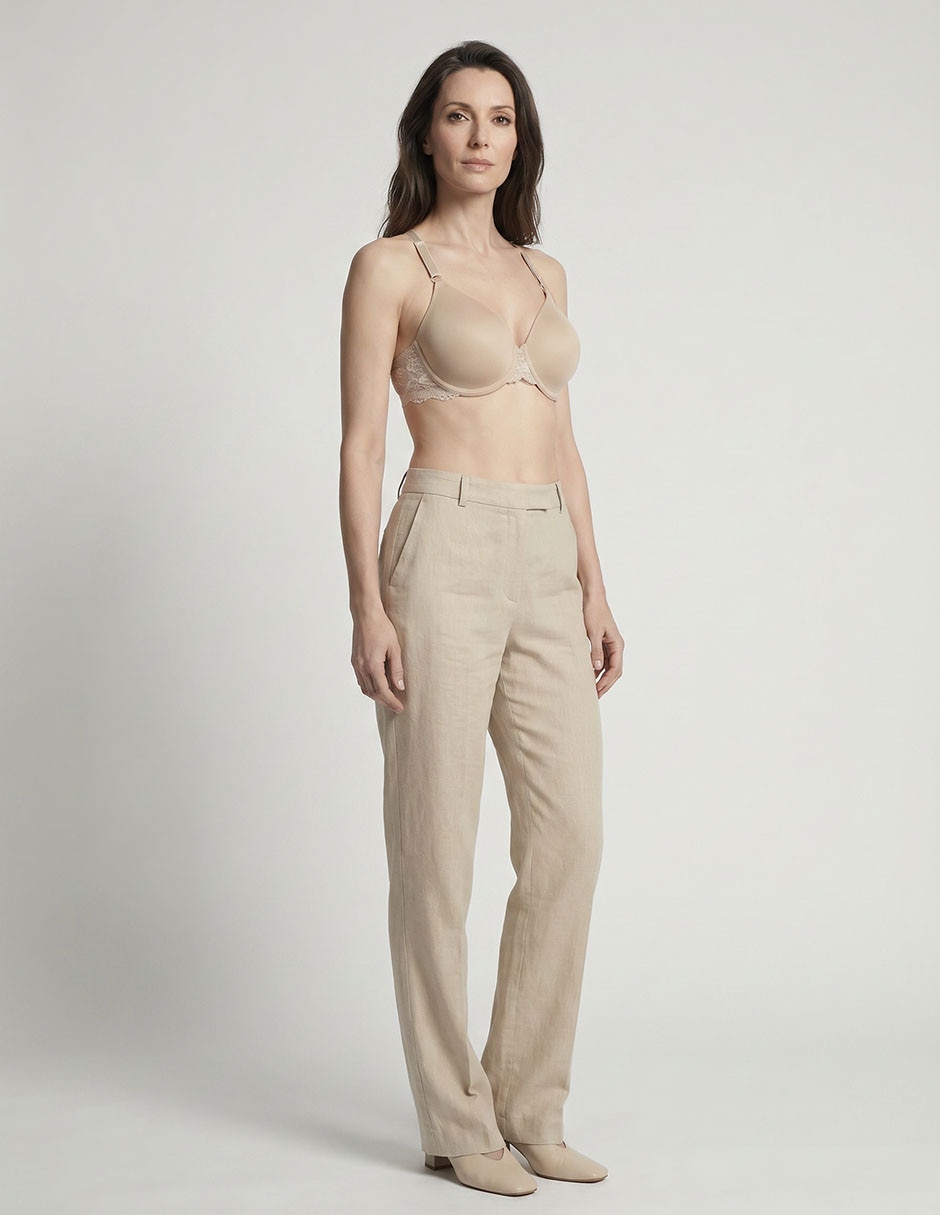 Brassiere racer back con copa para mujer