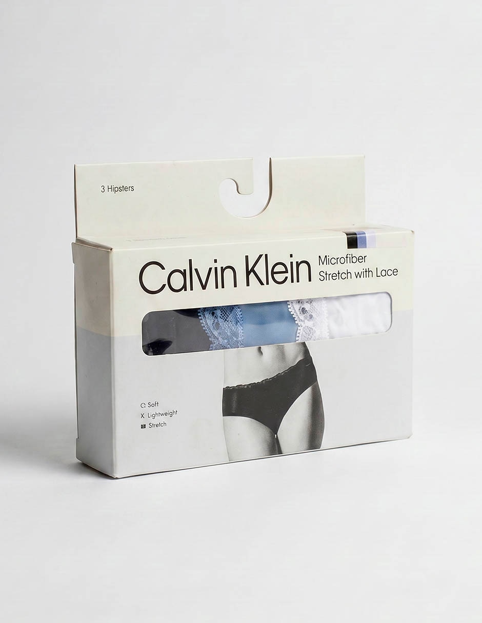 Hipster calvin klein "de" poliamida y elastano "para mujer"