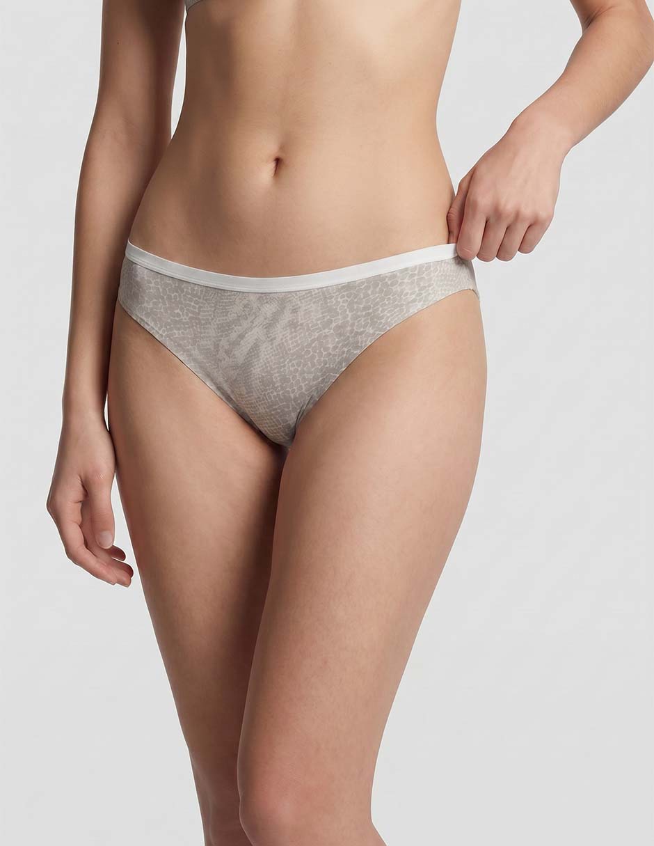 Panty bikini de nylon y elastano Calvin Klein para mujer 3