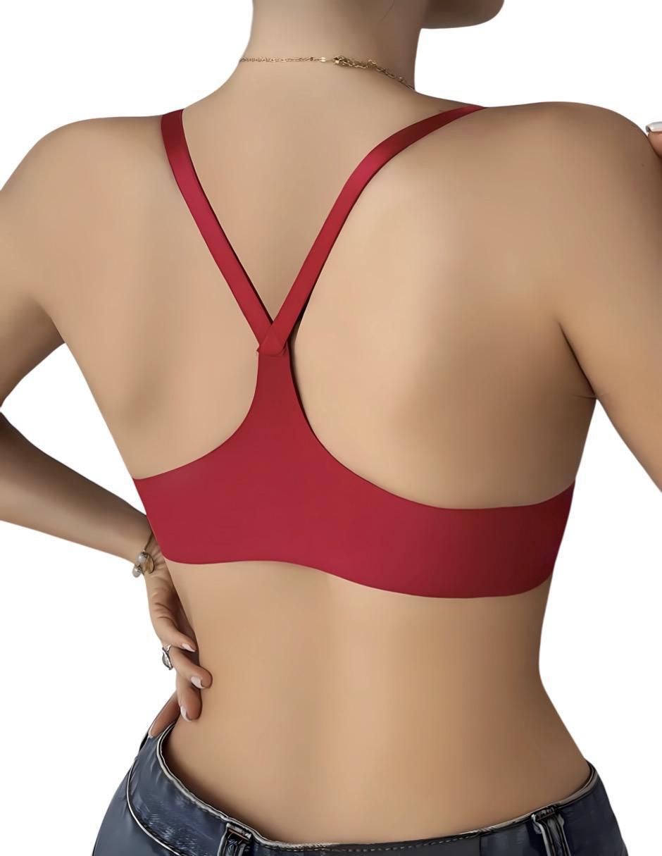 Brassiere corrector media copa seamless para mujer