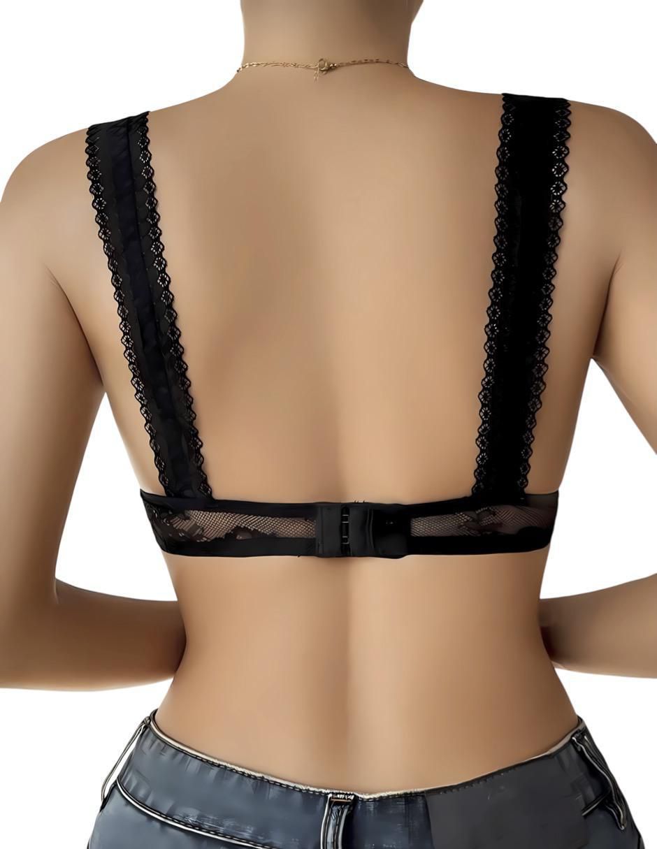 Brassiere media copa para mujer