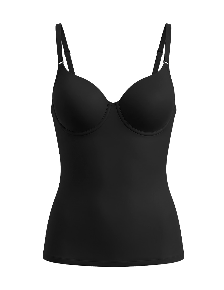 Camiseta tipo faja body control con compresión media para mujer