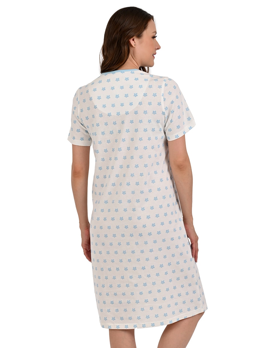 Camisón estampado floral de algodón 2