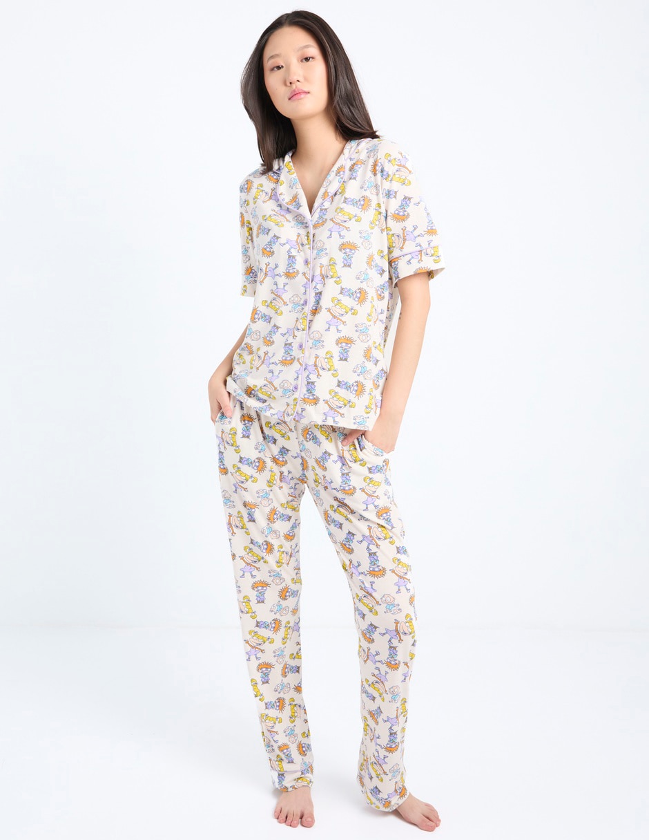 "conjunto pijama" licencias rugrats full rugrats "para mujer"