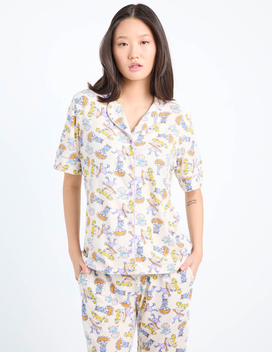 "conjunto pijama" licencias rugrats full rugrats "para mujer"
