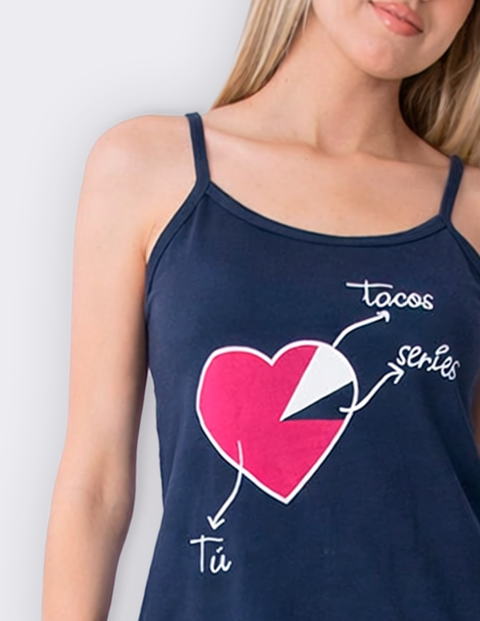 Conjunto pijama Twins para mujer