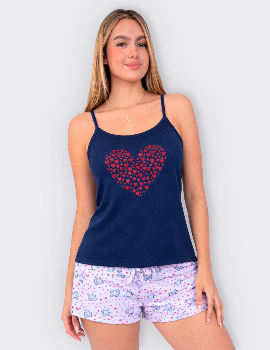 "conjunto pijama" twins sin colección no aplica "para mujer"