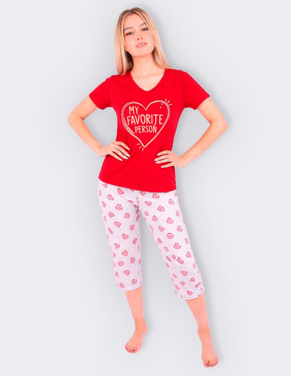 "conjunto pijama" twins sin colección no aplica "para mujer"