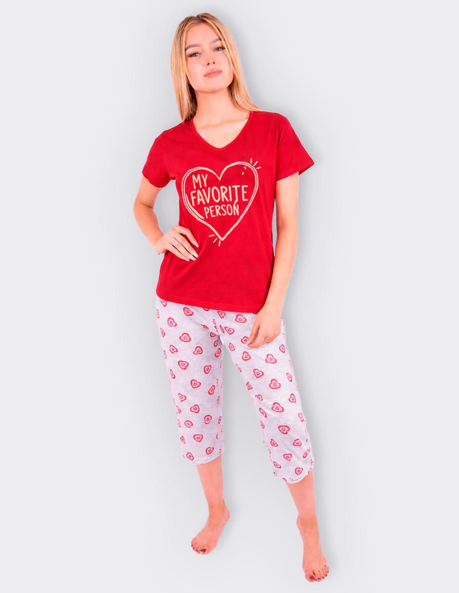 "conjunto pijama" twins sin colección no aplica "para mujer"