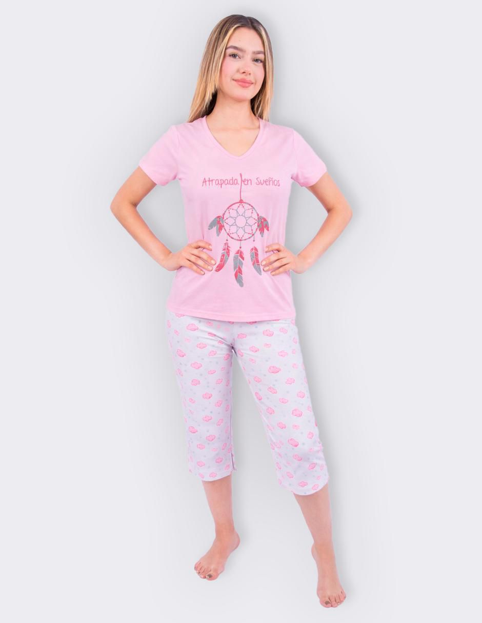 "conjunto pijama" twins sin colección no aplica "para mujer"