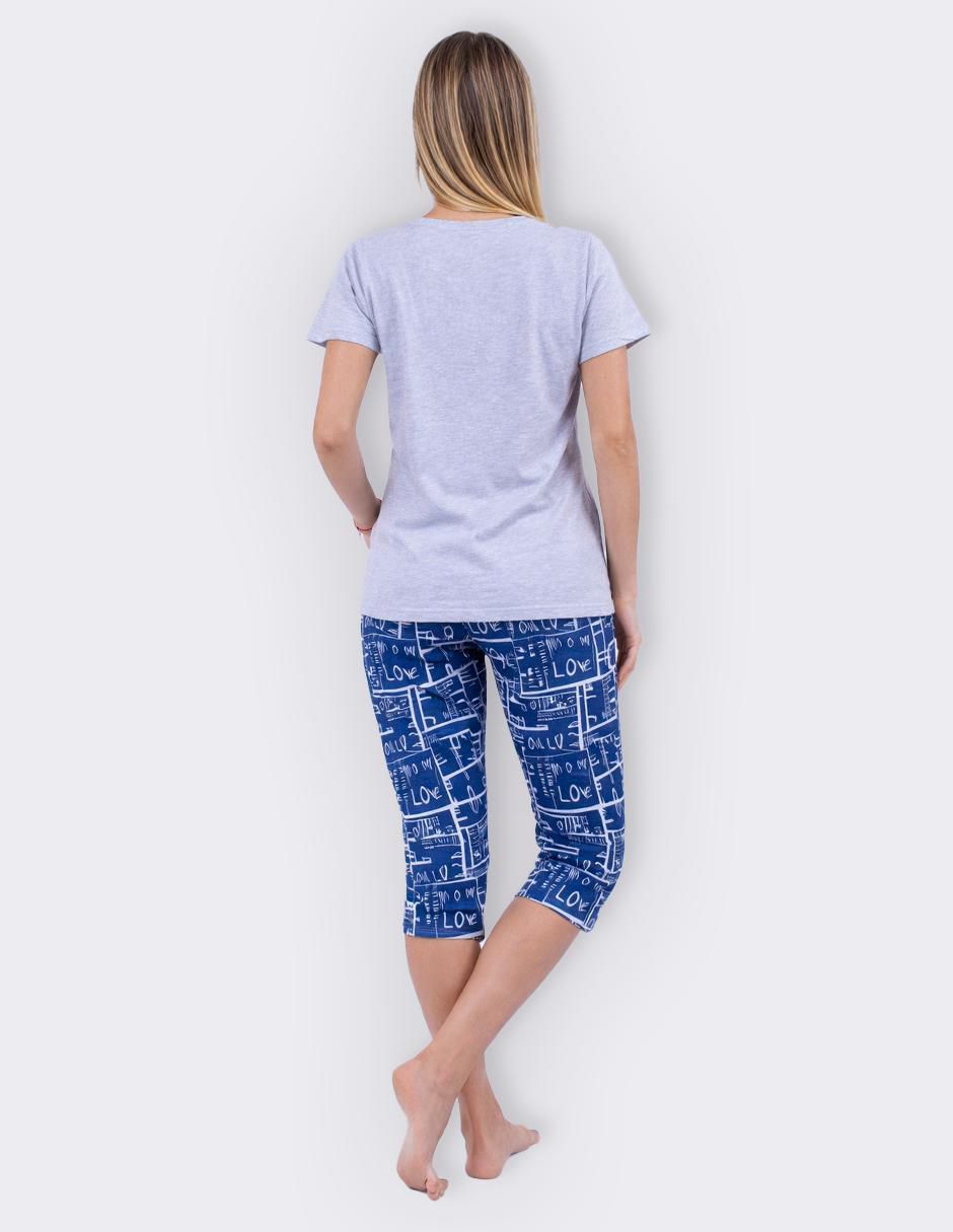 "conjunto pijama" twins sin colección no aplica "para mujer"